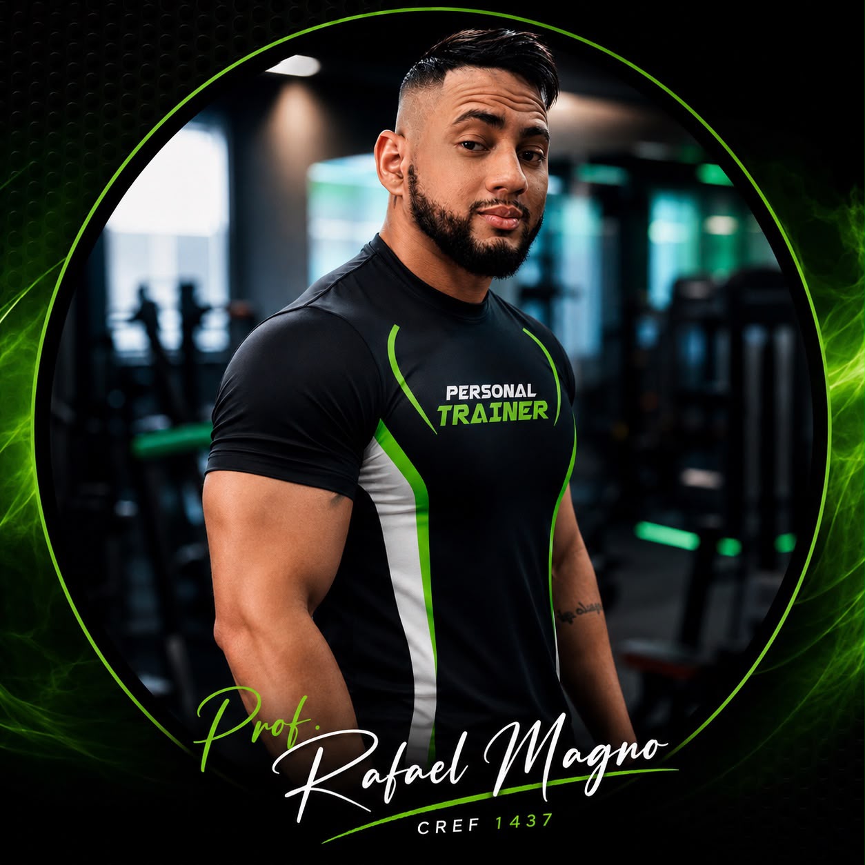 Foto do Personal Trainer Rafael Magno na academia